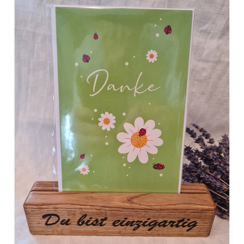 Kartenhalter Eiche DerHolzshop